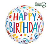 Betallic Foil 46cm Birthday Playful Streamers