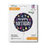 Betallic Foil 46cm Birthday Party Hats