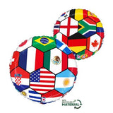 Betallic Foil 46cm Soccer Ball Nations