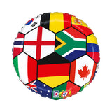 Betallic Foil 46cm Soccer Ball Nations