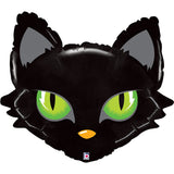 Betallic Foil Shape 64cm Mighty Cat Head