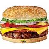 Betallic Foil Shape Mighty Cheeseburger 66cm