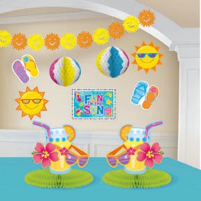 Fun In The Sun Room Decorating Kit