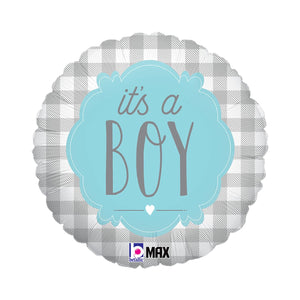 45cm Foil Balloon -  IT'S A BOY