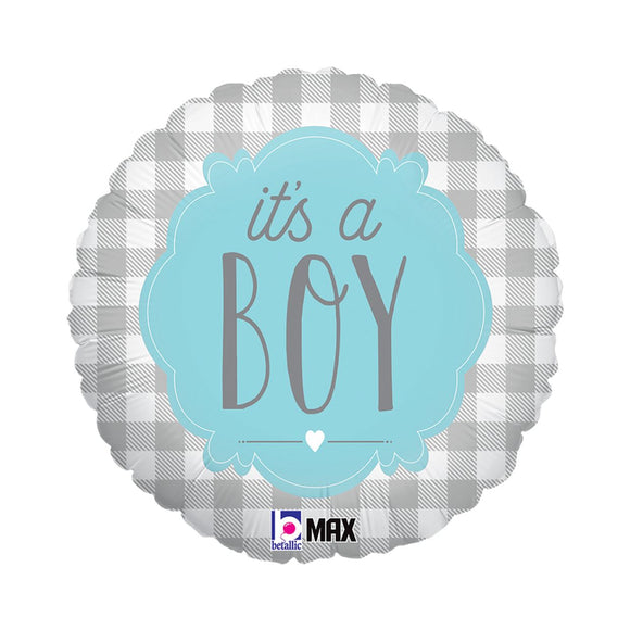 45cm Foil Balloon -  IT'S A BOY