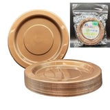 Reusable Lunch Plates Rose Gold 180mm 20Pk