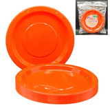 Occasions Reusable Plastic Dinner Plates Orange 230mm 20Pk