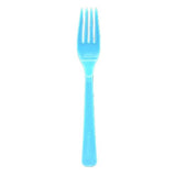 Occasions Reusable Light Blue Plastic Forks 20Pk