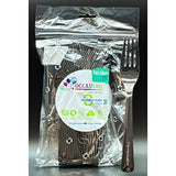 BLACK - REUSABLE FORKS (20)