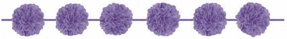 Amscan Fluffy Garlands Lilac