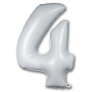 SuperShape Numbers WHITE #4