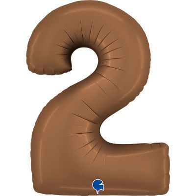 SuperShape Numbers Satin Chocolate #2