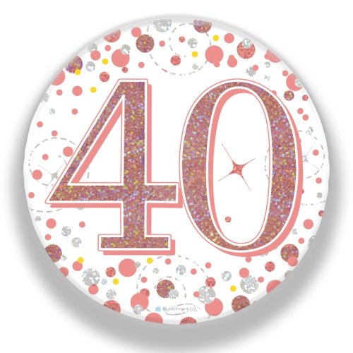 SPARKLING FIZZ ROSE GOLD BADGE #40