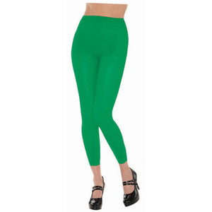 ADULT FOOTLESS TIGHTS - GREEN