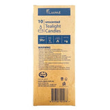 Lume Tealight Candles 9hr 10Pk