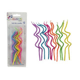 Alpen Twisted Spiral Slim Bright Candles 12Pk