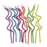 Alpen Twisted Spiral Slim Bright Candles 12Pk