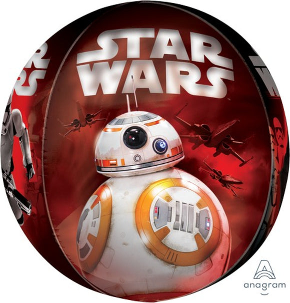 ORBZ Balloon - XL Star Wars The Force Awakens Clear G40