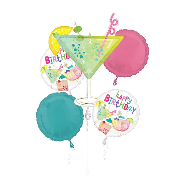 Balloon Bouquet - Cocktail Surprise Birthday