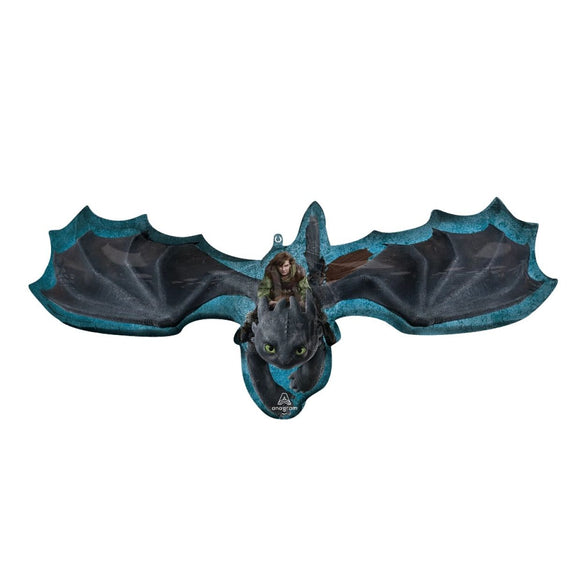 SuperShape Foil -Toothless & Hiccup How to Train Your Dragon