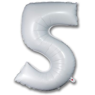 SuperShape Numbers WHITE #5