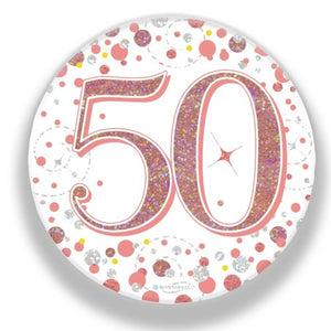 SPARKLING FIZZ ROSE GOLD BADGE #50