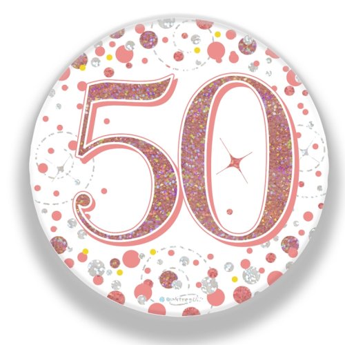 SPARKLING FIZZ ROSE GOLD BADGE #50