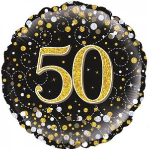 45cm Foil Balloon - 50th BIRTHDAY