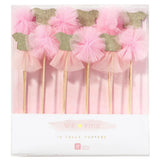 PINK TULLE TUTU CAKE TOPPERS