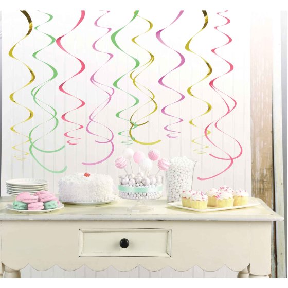 PASTEL SWIRL DECORATIONS