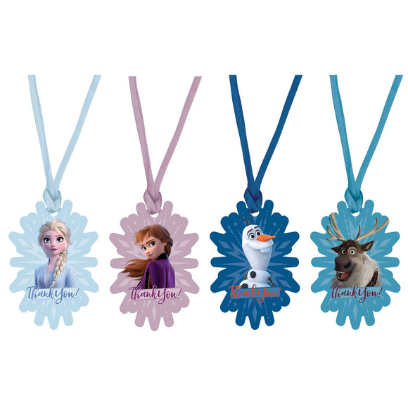 Frozen Thank you Tags 8 Pack