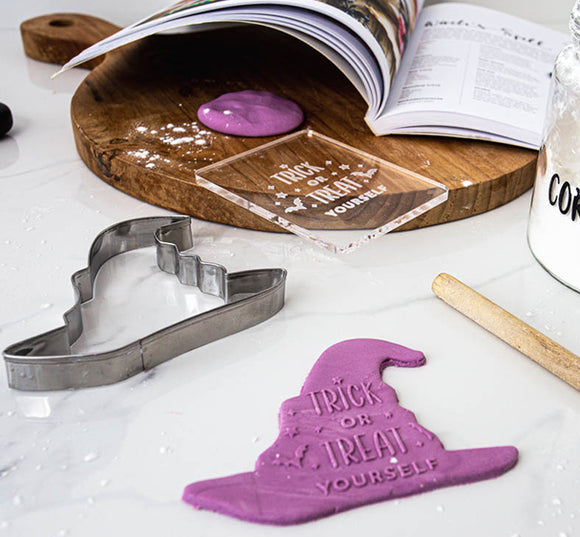 Embosser Stamp - TRICK OR TREAT YOURSELF