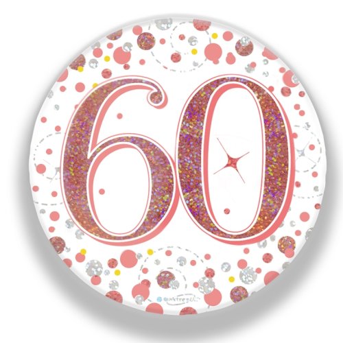 SPARKLING FIZZ ROSE GOLD BADGE #60