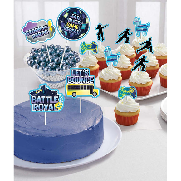 Battle Royal Cake Topper Kit 12Pc