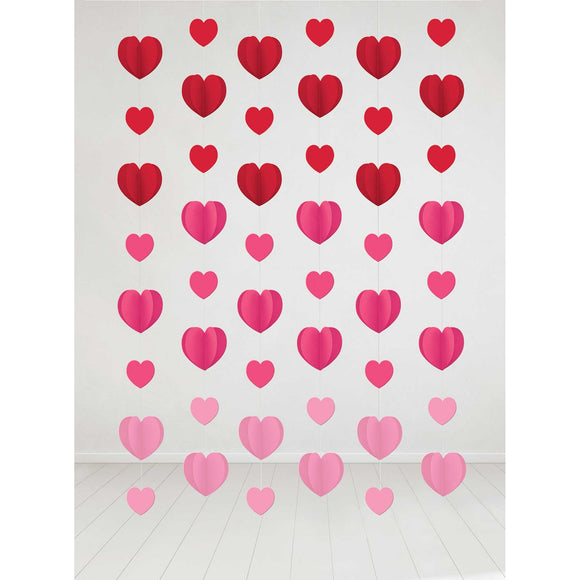 STRING HEARTS HANGING DECORATION