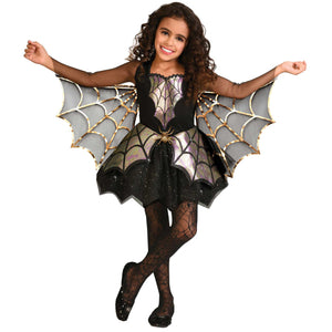 KIDS COSTUME - IRIDESCENT SPIDER 10/12