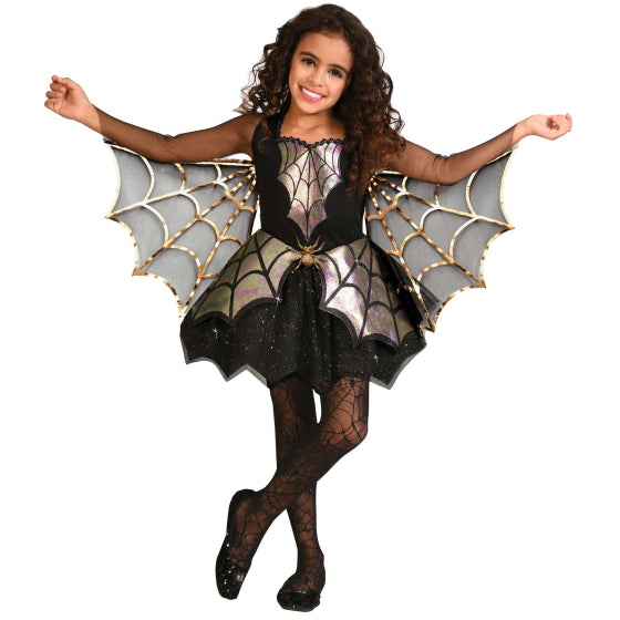 KIDS COSTUME - IRIDESCENT SPIDER 10/12