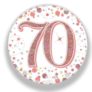 SPARKLING FIZZ ROSE GOLD BADGE #70
