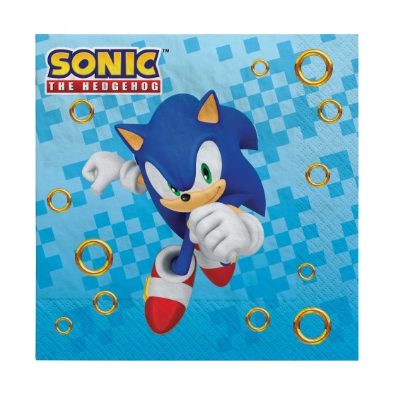 SONIC THE HEDGEHOG LUNCH NAPKINS