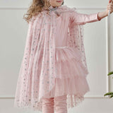 Fancy Dress Pink & Silver Sparkle Fairy Princess Tutu 3-5