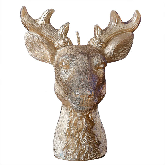 Ginger Ray Merry & Bright Gold Stag Candle