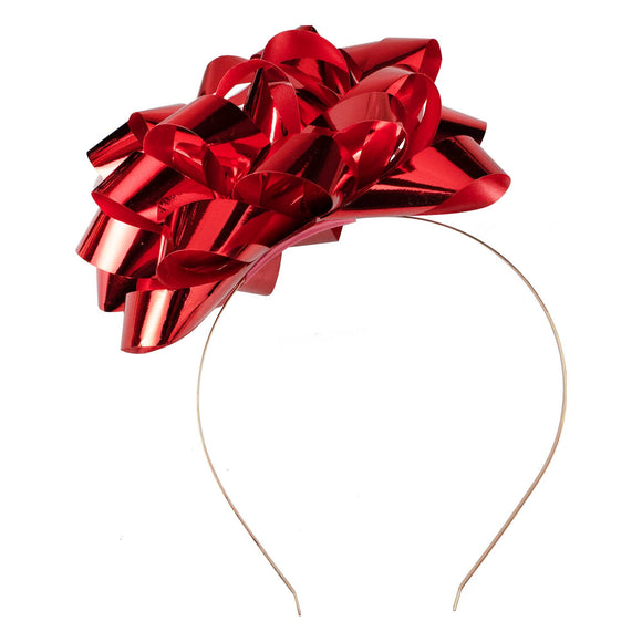 RED BOW HEADBAND