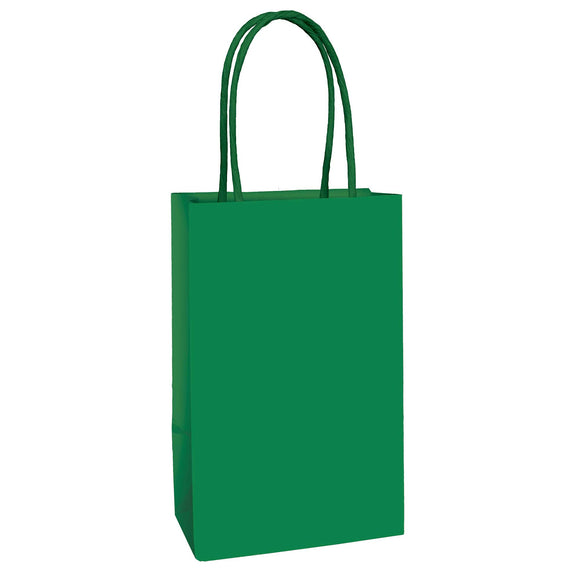 Amscan Kraft Treat Bags Festive Green 8 Pack