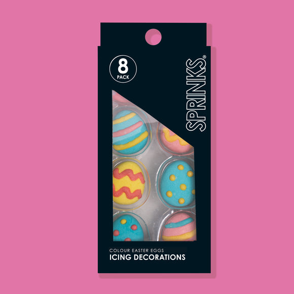SPRINKS - COLOURFUL EASTER EGGS ICING DECORATIONS