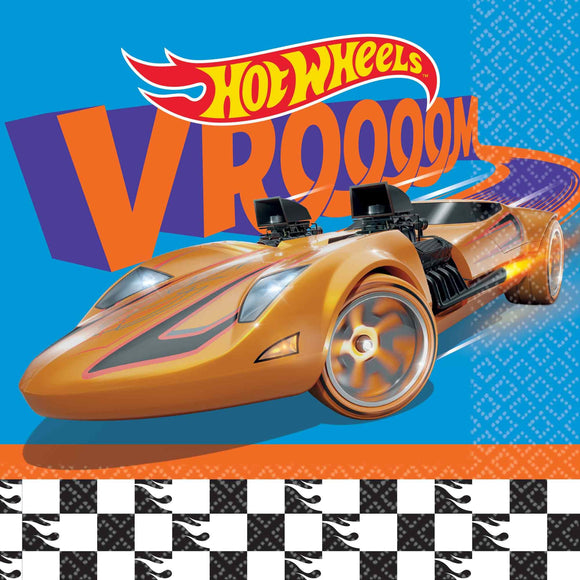 HOT WHEELS LUNCH NAPKINS