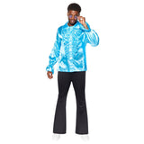 Amscan Satin Ruffle Blue Shirt XL
