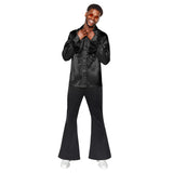 Amscan Black Disco Flares Mens XL