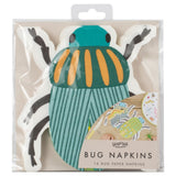 Ginger Ray Bugging Out Beetle Parade Paper Napkins 16Pk