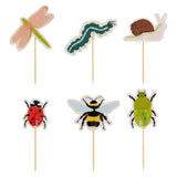 Ginger Ray Bugging Out Bug Cupcake Toppers 12Pc