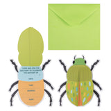 Ginger Ray Bugging Out Beetle Party Invitations 16cm 5Pk